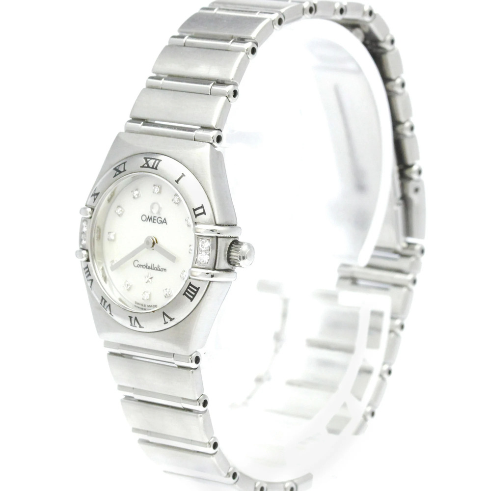 OMEGA Constellation Diamond MOP Dial Steel Quartz Ladies Watch 1566.76 Polished - Picture 2 of 8
